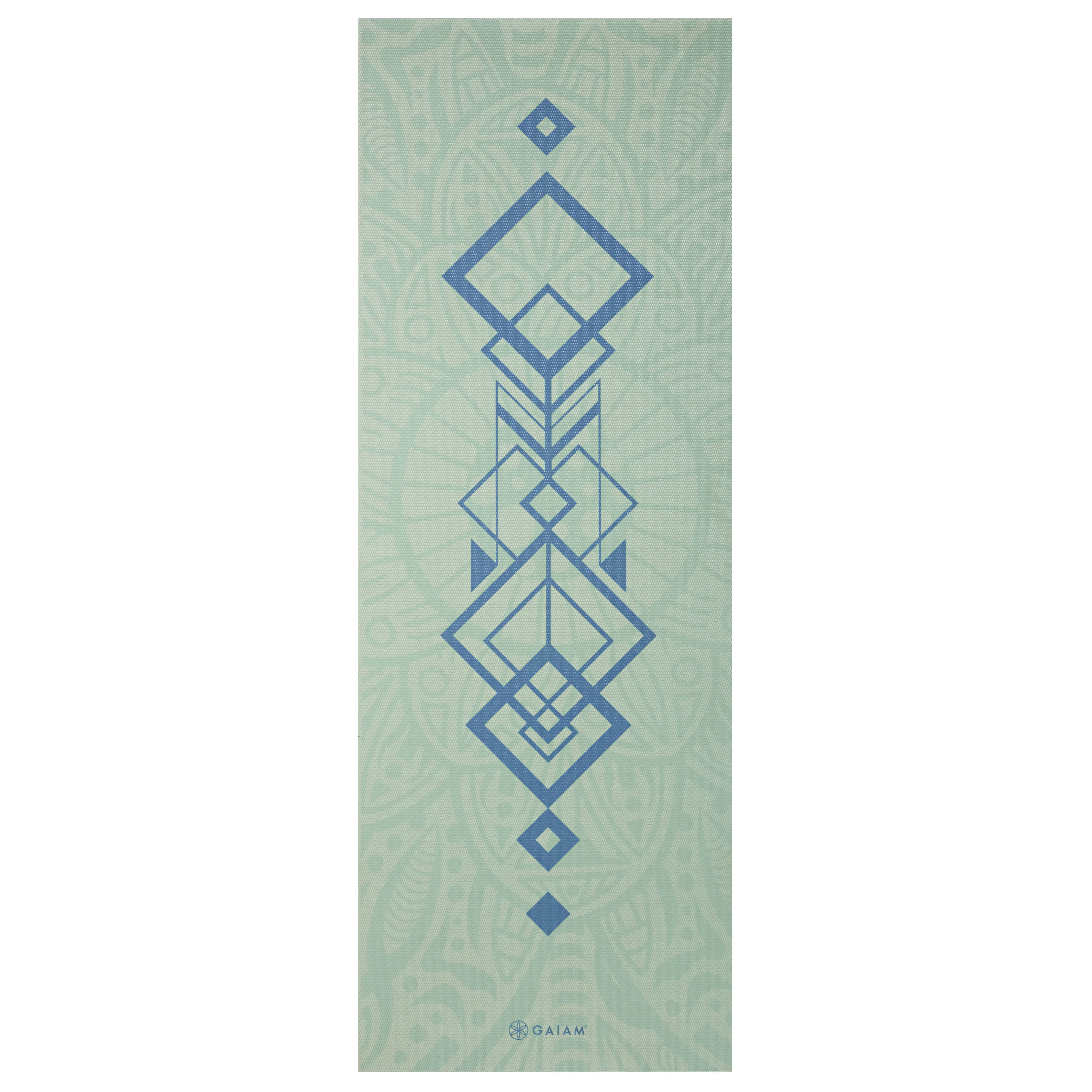 Gaiam Fijian Dream Printed Yoga Mat (4mm) flat